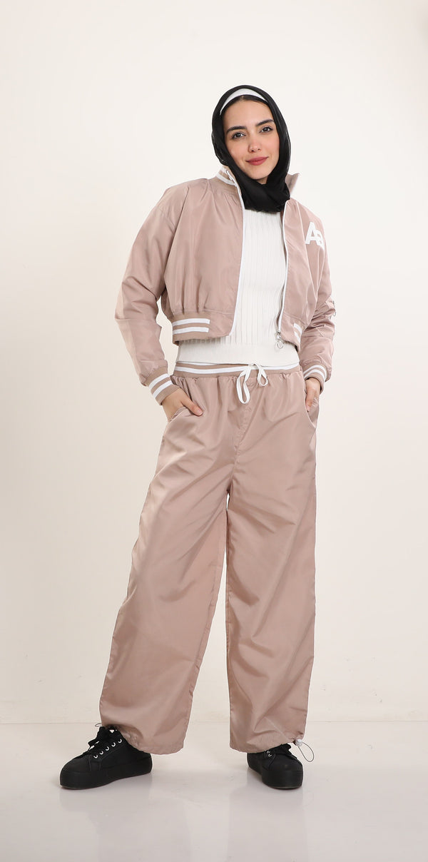 Set Jacket and Wide Leg Jogger