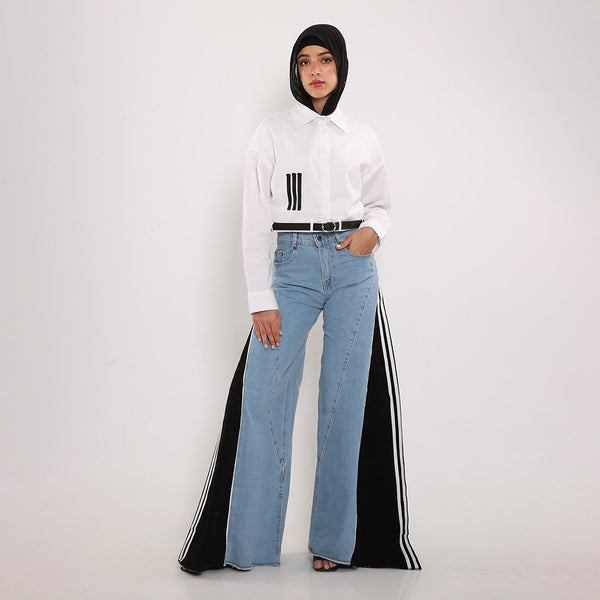 Marine Straight-leg High waist Jeans