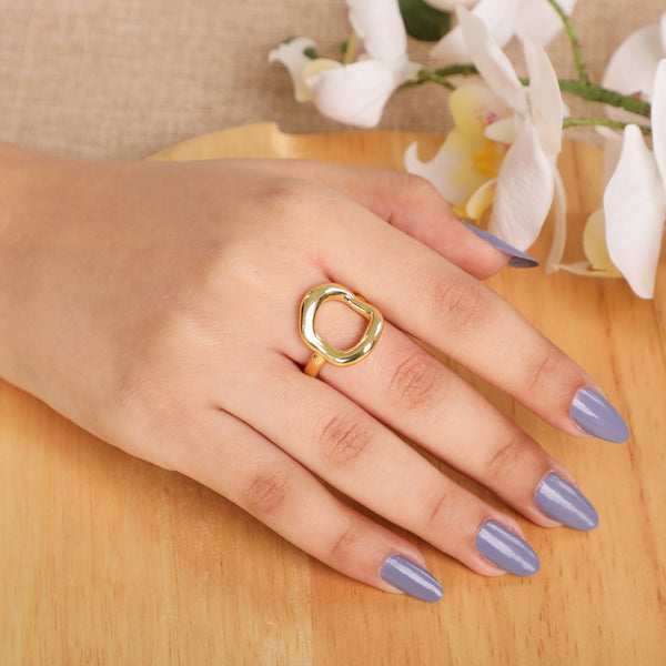 Gold Color Open Ring