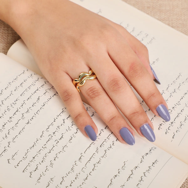 Gold Color Open Ring