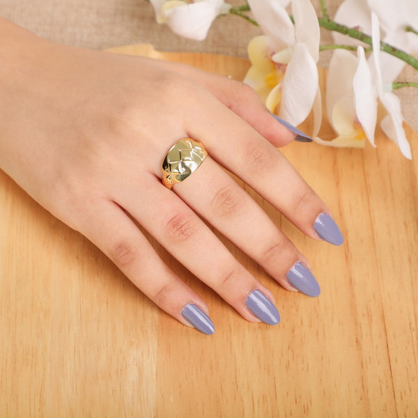 Gold Color Open Ring