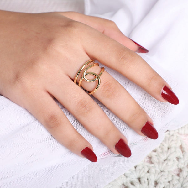 Gold Color Open Ring