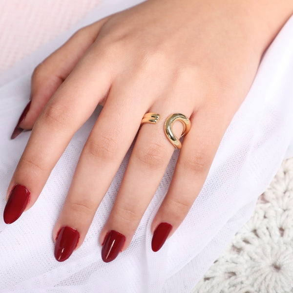 Gold Color Open Ring