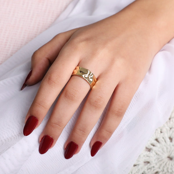 Gold Color Open Ring