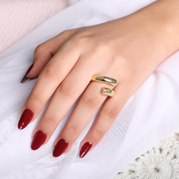 Gold Color Open Ring