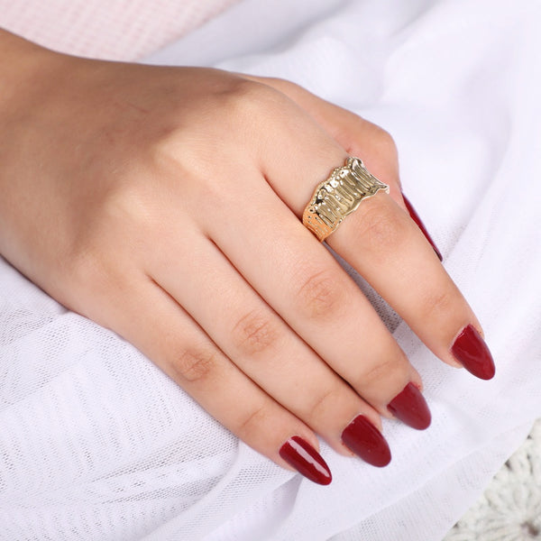 Gold Color Open Ring