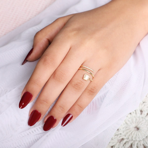 Gold Color Open Ring