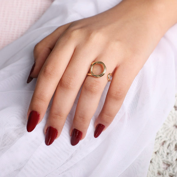 Gold Color Open Ring