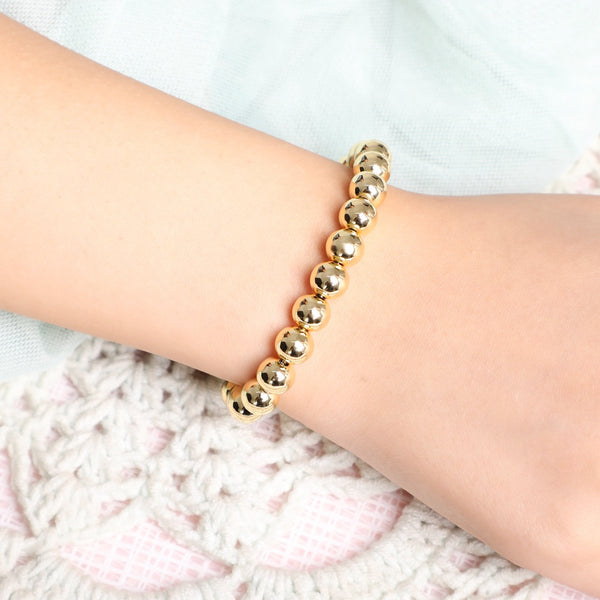 Gold Beads Bracelet