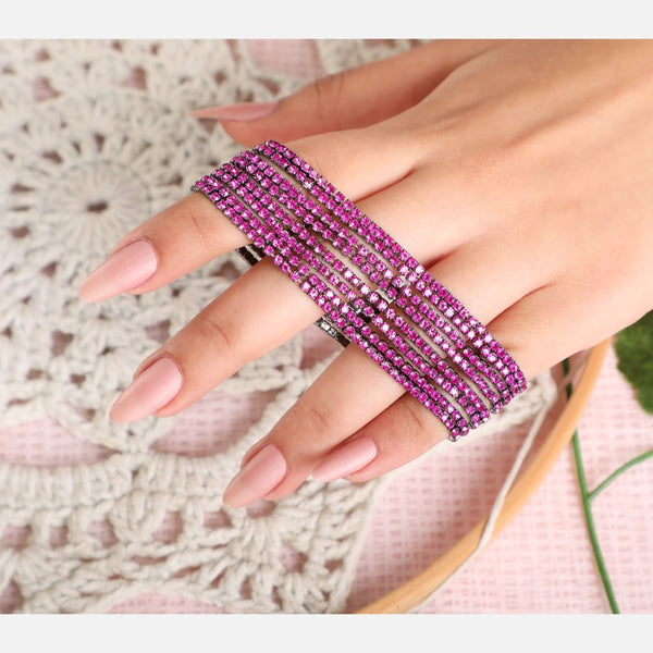 Shining Elastic Crystal Bracelet